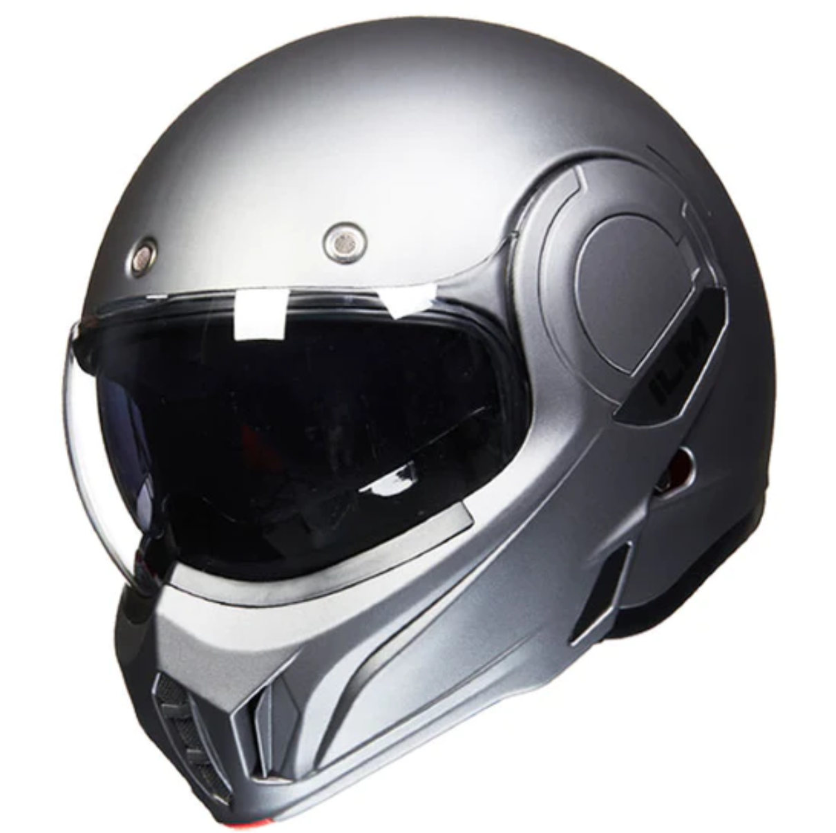 Foto 2 pulgar | Casco Modular Moto Ilm B707 Gris Mate