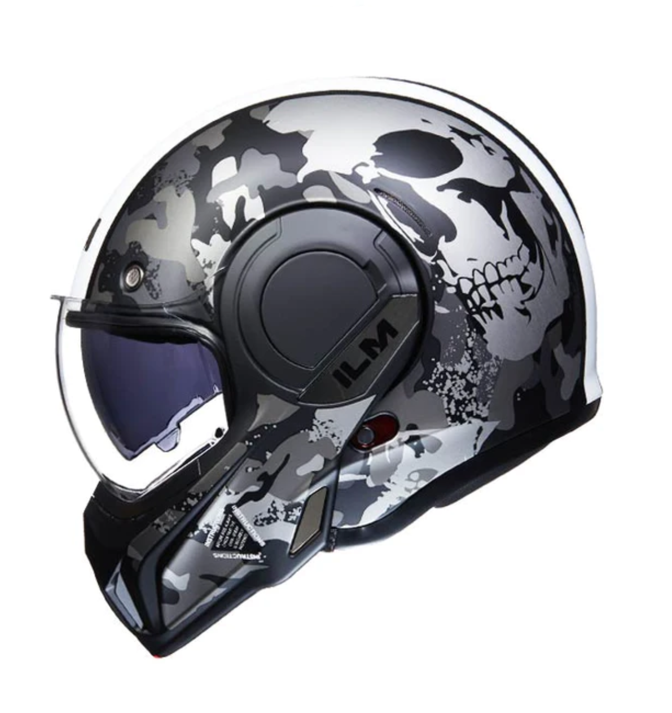 Foto 2 pulgar | Casco Para Moto Ilm B707 Modular Camouflage