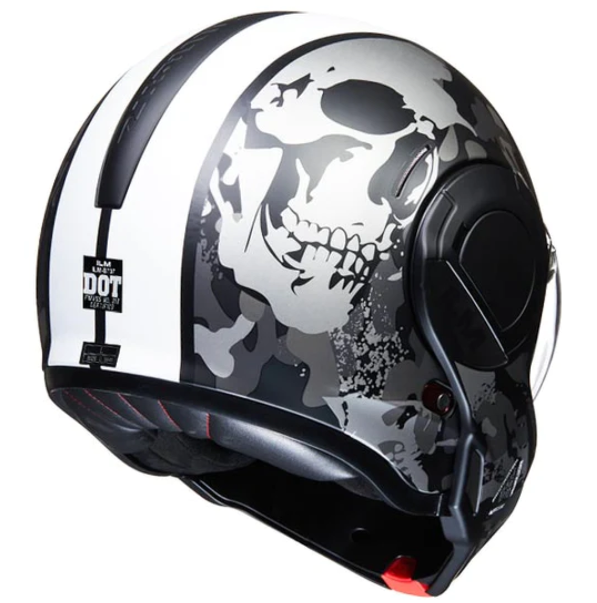 Foto 3 pulgar | Casco Para Moto Ilm B707 Modular Camouflage