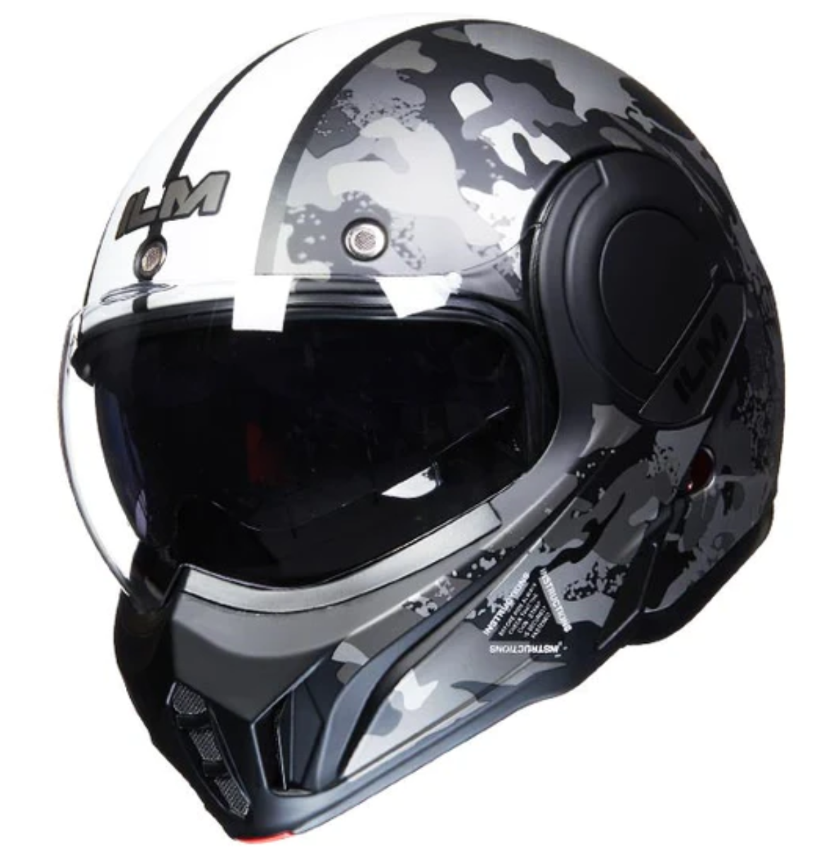 Foto 6 pulgar | Casco Para Moto Ilm B707 Modular Camouflage