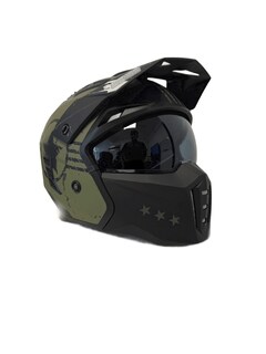 Foto 2 | Casco De Moto Abierto Ilm Z302 Army Gren