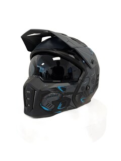 Foto 2 | Casco Integral de Motociclista ILM Z302 Mechanical Red