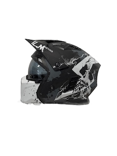 Foto 2 | Casco de Moto Abierto Ilm Z302 Matte Skull