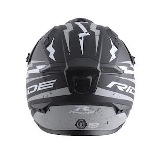 Foto 2 | Casco Modular Ride Hybrid Hr Sigma Gris/negro Talla L | Mentón Removible, Dot