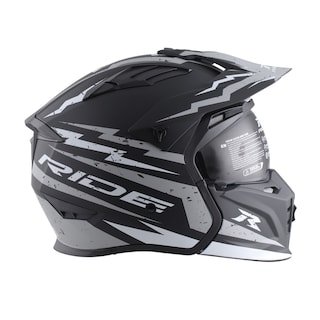 Foto 3 | Casco Modular Ride Hybrid Hr Sigma Gris/negro Talla L | Mentón Removible, Dot