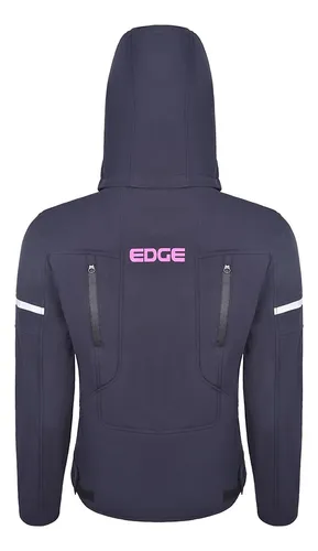 Foto 4 pulgar | Chamarra Sport Para Moto Edge Protección Ce Ventilada Rosa