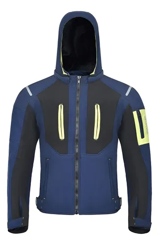 Foto 2 pulgar | Chamarra Deportiva Edge Con Protecciones Azul