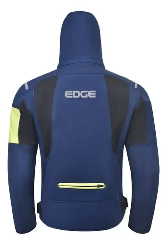 Foto 4 pulgar | Chamarra Deportiva Edge Con Protecciones Azul