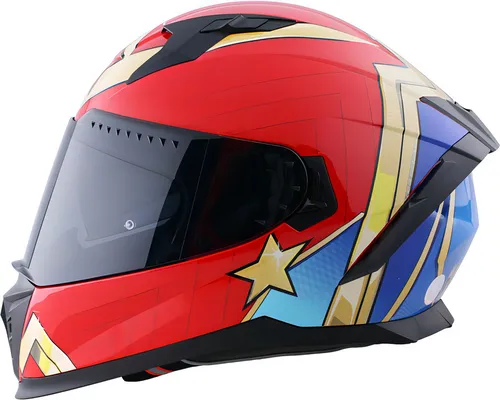 Foto 3 pulgar | Casco Integral Edge Mujer Maravilla Dc Certificado Dot Y Ece