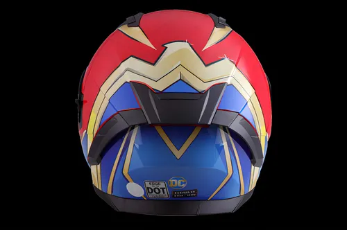 Foto 4 pulgar | Casco Integral Edge Mujer Maravilla Dc Certificado Dot Y Ece