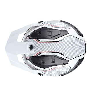 Foto 2 | Edge Moto Edge Kombat Carbón Blanco Brillante Lux Certificado Dot