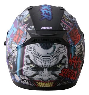 Foto 3 | Casco Integral Joker Edge Dc Certificado Dot Y Ece