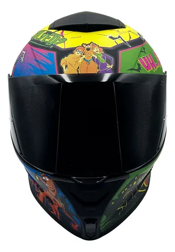 Foto 2 pulgar | Casco Moto Integral Shanghai Dc Comics Scooby Doo Ece 2206