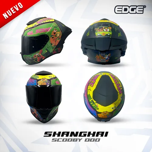 Foto 3 | Casco Moto Integral Shanghai Dc Comics Scooby Doo Ece 2206