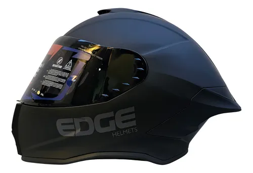Foto 2 pulgar | Casco Para Moto Dot/ece Shanghai Negro Solido Mate