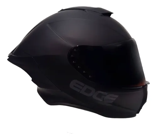 Foto 4 pulgar | Casco Para Moto Dot/ece Shanghai Negro Solido Mate