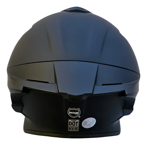 Foto 6 pulgar | Casco Para Moto Dot/ece Shanghai Negro Solido Mate