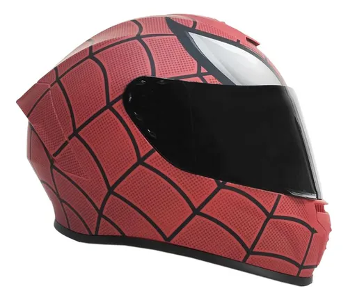 Foto 3 pulgar | Casco para Motociclista Marvel Spiderman Mate Edge Cert Dot