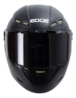 Foto 2 | Casco para Motociclista Edge Grande Negro Certificado DOT