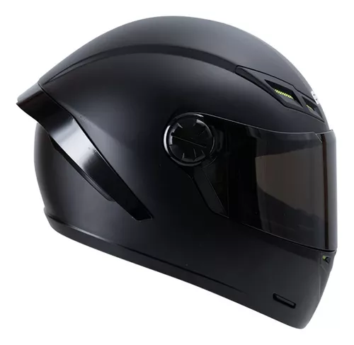 Foto 5 pulgar | Casco para Motociclista Edge Grande Negro Certificado DOT