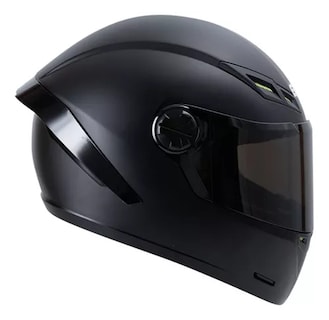 Foto 4 | Casco para Motociclista Edge Grande Negro Certificado DOT