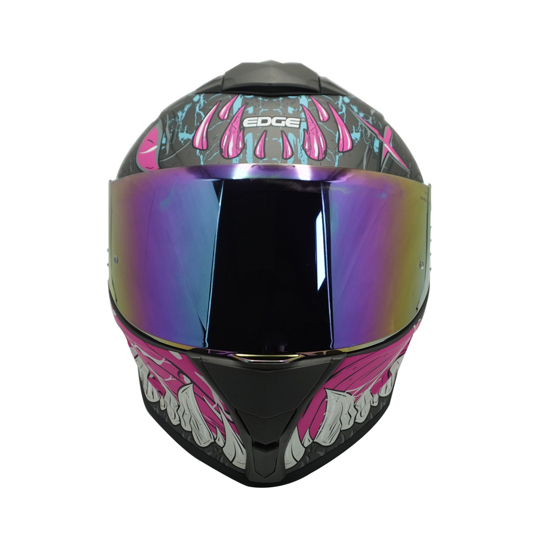 Foto 2 | Casco Moto Edge Shanghai Monster Certificado Dot Ece R22-06