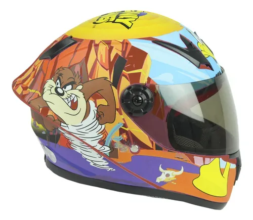 Foto 2 | Casco Niño Integral Looney Tunes Certificado Dot Y Ece 2206