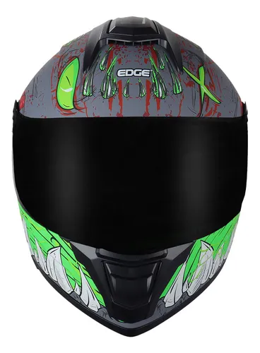 Foto 2 pulgar | Casco para Motociclista Grande Multicolor Abatible