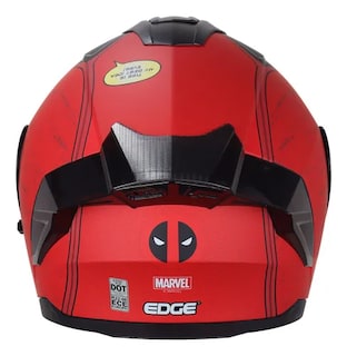 Foto 3 | Casco Para Moto Abatible Deadpool Dot/ece 2206