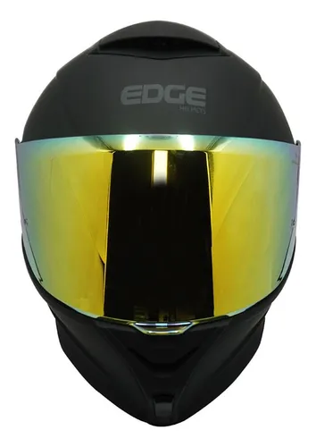 Foto 3 pulgar | Casco Para Moto Integral Edge Negro Dot/ece
