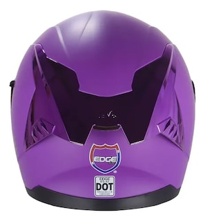 Foto 3 | Casco Para Moto Integral Morado Mate Edge Dot