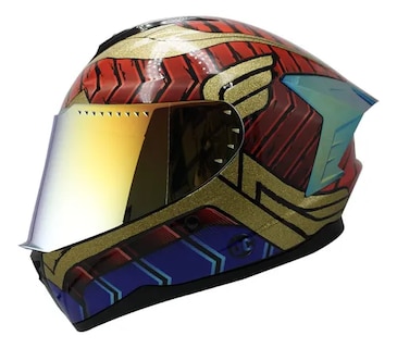 Foto 1 | Casco Para Moto Integral Mujer Maravilla Dot/ece