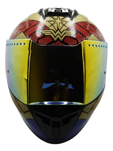 Foto 2 | Casco Para Moto Integral Mujer Maravilla Dot/ece