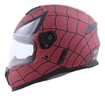 Foto 1 | Casco Para Moto Spiderman Juvenil Dot/ece