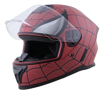 Foto 2 | Casco Para Moto Spiderman Juvenil Dot/ece