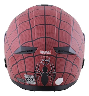Foto 3 | Casco Para Moto Spiderman Juvenil Dot/ece