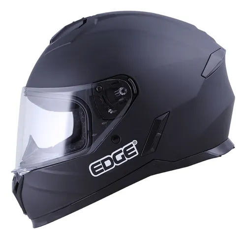 Foto 2 pulgar | Casco Para Moto Negro Juvenil Edge Dot/ece