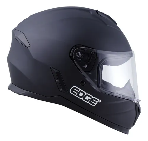Foto 4 pulgar | Casco Para Moto Negro Juvenil Edge Dot/ece