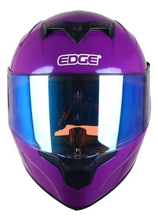 Foto 2 | Casco Para Moto Integral Morado Brilloso Edge Dot