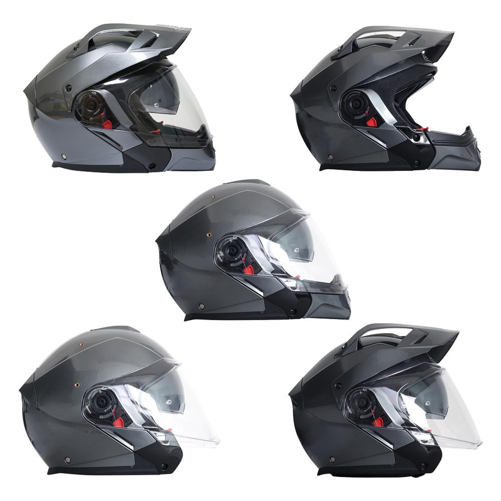 Foto 2 | Casco Smk Hybrid Evo Antracita color Gris para Motociclista