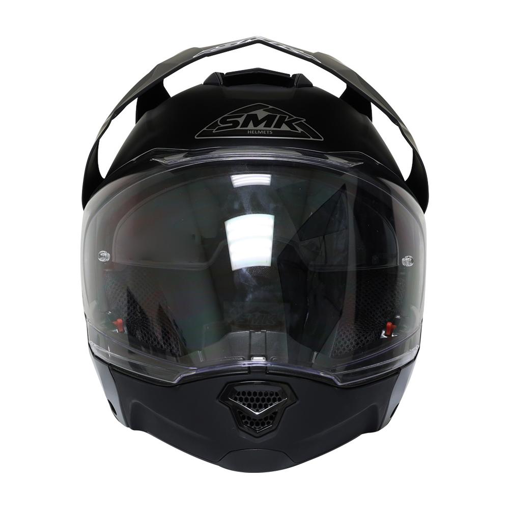 Foto 5 pulgar | Casco Smk Hybrid Evo color Negro para Motociclista