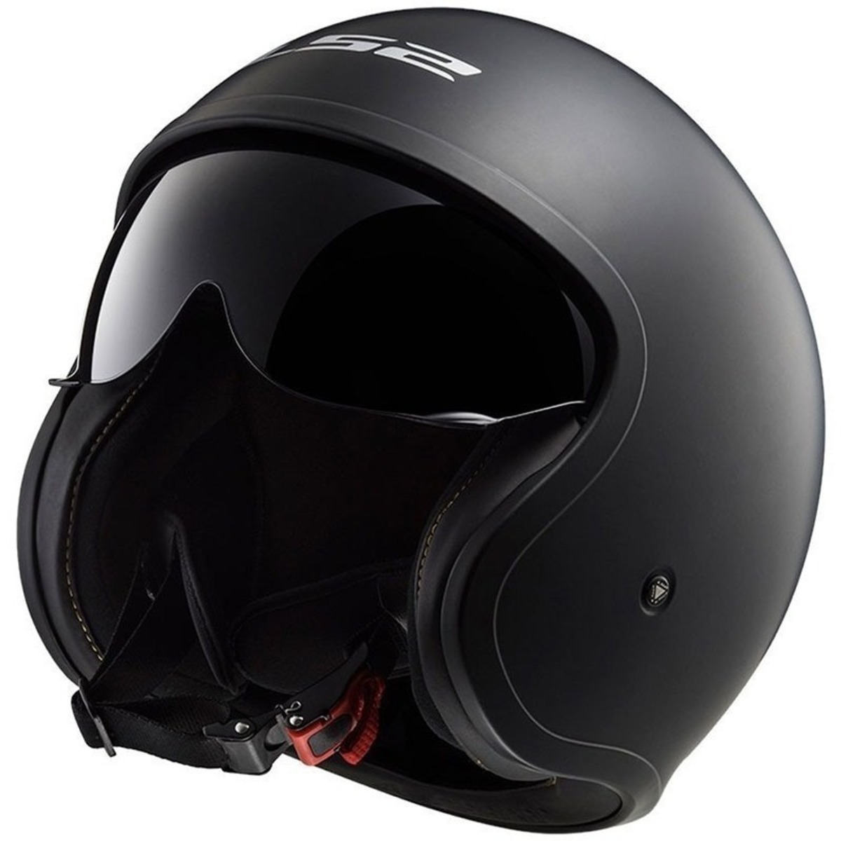 Foto 2 pulgar | Casco Abierto LS2 Of599 Spitfire Solid color Negro Mate Talla M