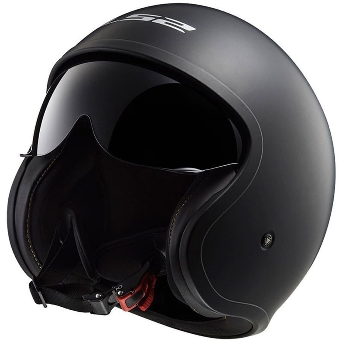 Casco Abierto Ls2 Of599 Spitfire Solid Negro talla Xl Moteros $1,863