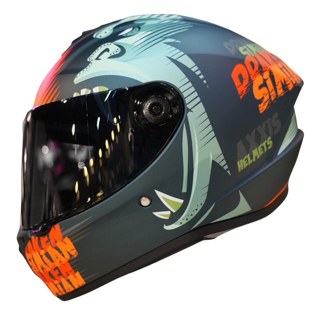 Casco para Moto Axxis Draken Orange Mate