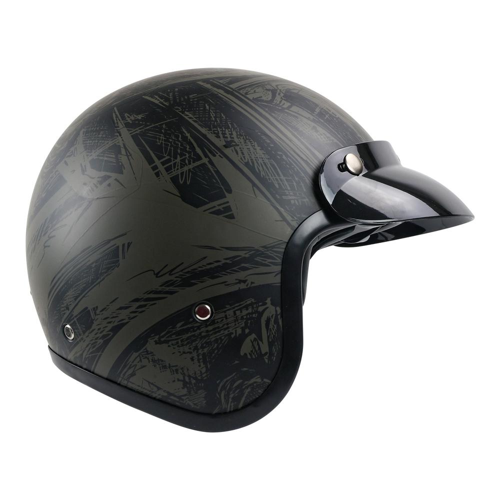 Casco Roda Vintage Verde Mate Ripper