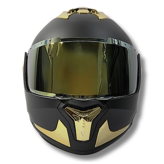Foto 1 | Casco 2w Abatible Fury Negro Mate Con Led L