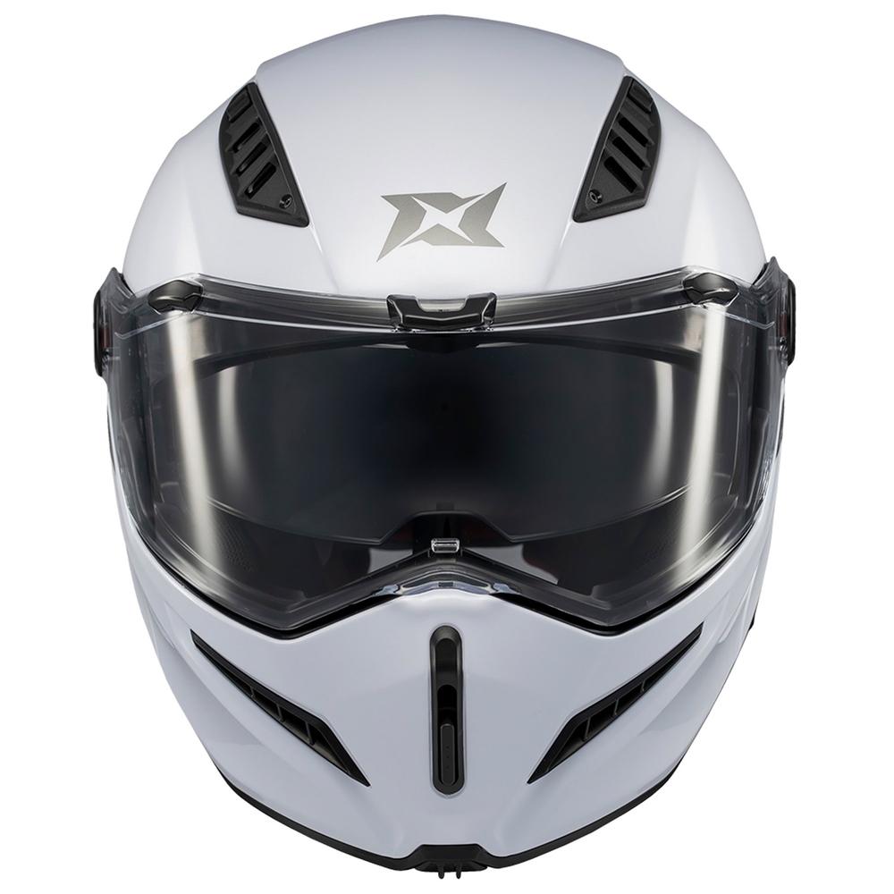 Foto 4 pulgar | Casco Abatible Certificado Lentes Ghostfighter Talla M Axxis Blanco
