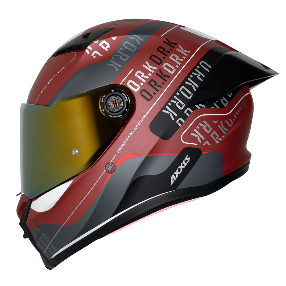Foto 2 pulgar | Casco Integral Axxis Fenix Rojo Doble Certificacion Talla M Rojo