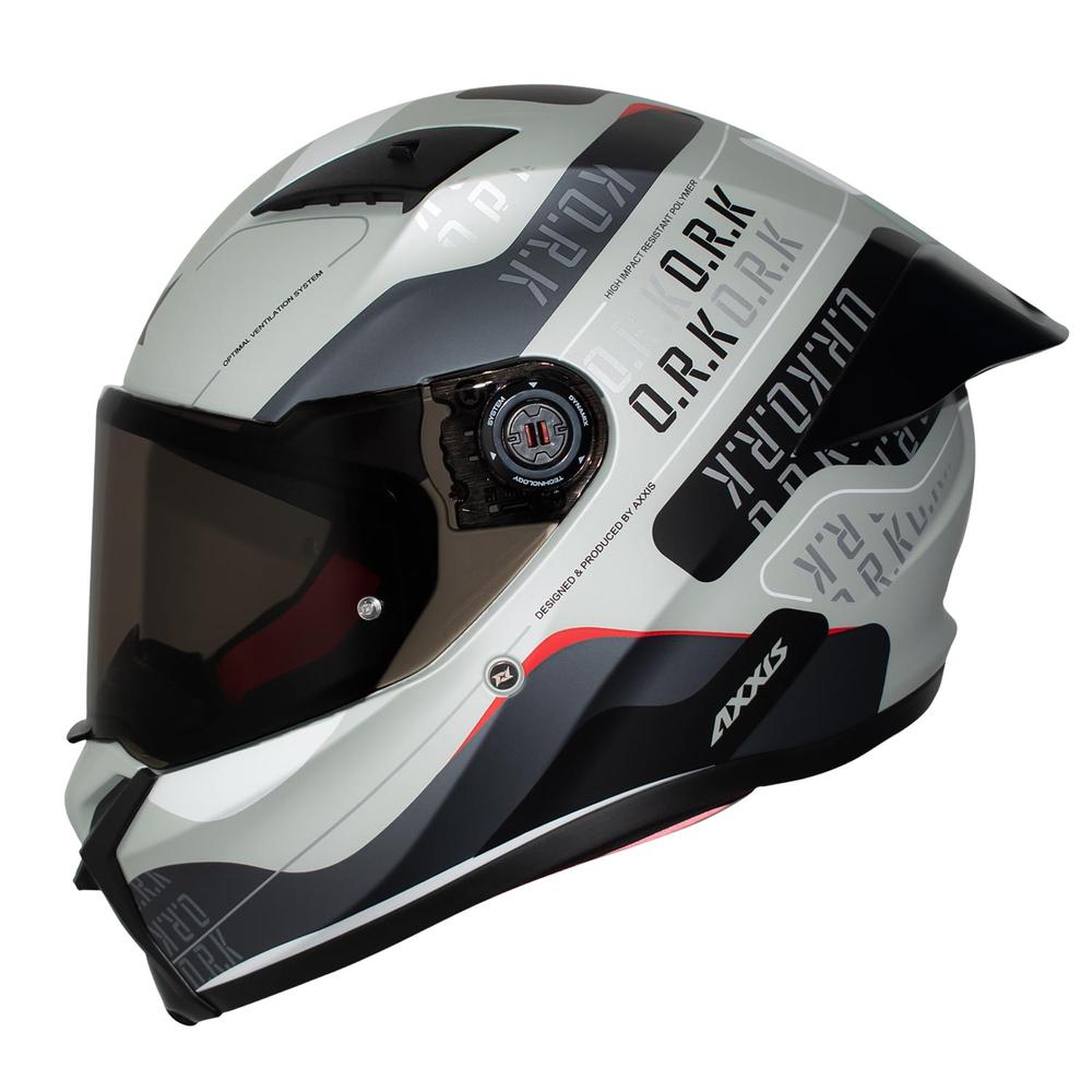 Foto 1 | Casco Integral Axxis Fenix Gris Doble Certificacion Talla M Gris