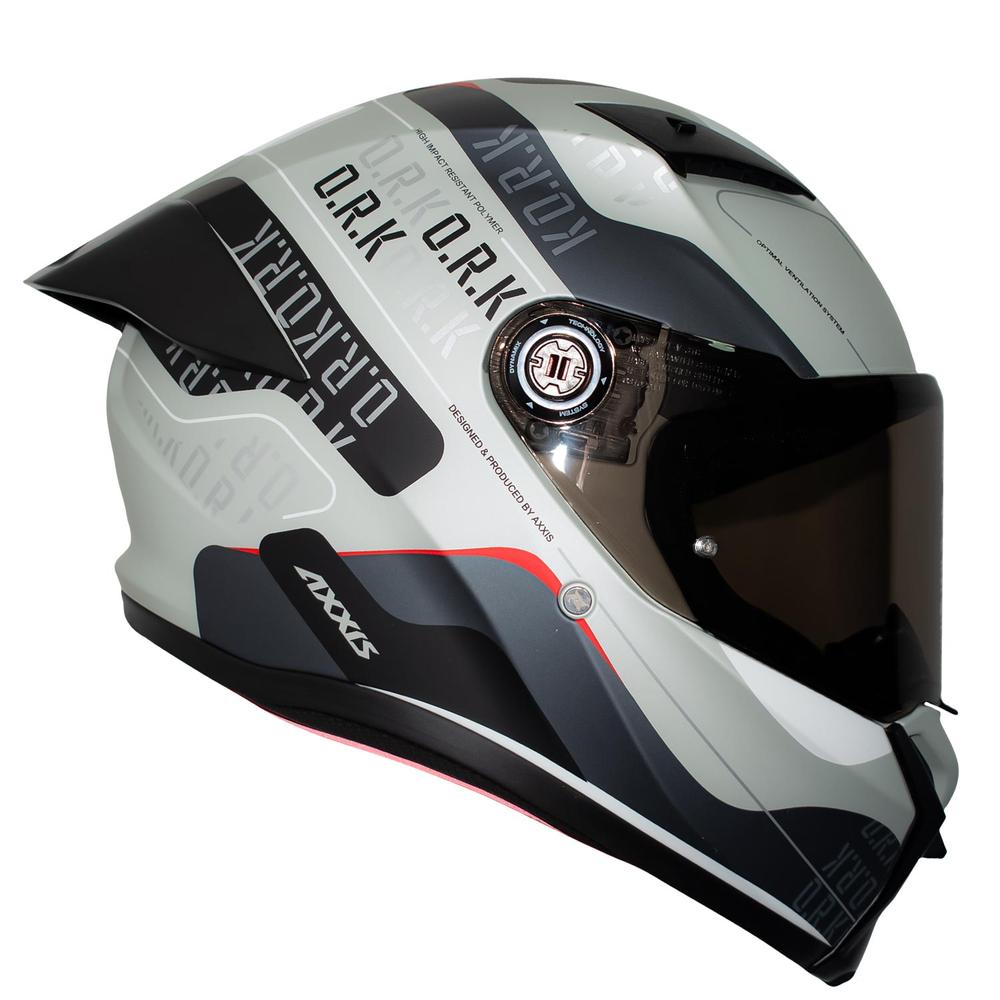 Foto 3 | Casco Integral Axxis Fenix Gris Doble Certificacion Talla M Gris